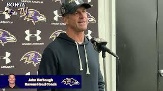 Hear from Ravens HC John Harbaugh about preparations for Texans on Christmas Day (12-22-24)