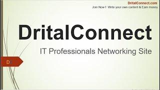 DritalConnect.com | IT Professionals Networking Site