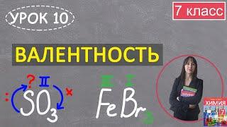 Валентность химических элементов. Урок 10. Химия 7 класс.