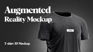 T-shirt 3D Mockup Augmented Reality - rebrandy design