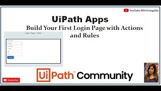 UiPath Apps Demo | Create your first page of application | Validations and Rules | Anmol