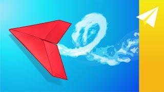 How to Make a Paper Airplane that Spirals as it Flies FAR!