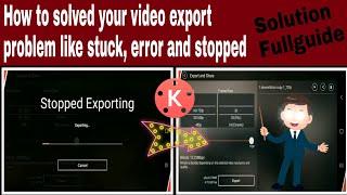 ⭕ How to solve your video export problem like stuck, error, and stopped. Solution Full Guide.