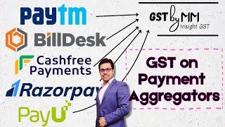 Payment Aggregators under GST | Concept and Exemption | Paytm, Razorpay Gateway vs UPI, NEFT, RTGS