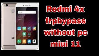 Redmi 4X frpbypass without pc#frpbypass #mobilerepairing #frp