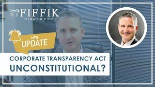 Corporate Transparency Act UNCONSTITUTIONAL According to Alabama Supreme Court