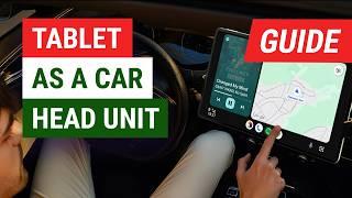 Turn ANY Android Tablet into a Wireless Car Head Unit Display in 2024