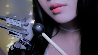 ASMR Brain Vibrations  FOR YOU TO FEEL RELIEVED  8D~16D Tuning Fork tingles for sleep