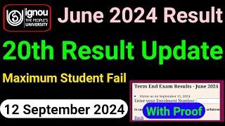 IGNOU June 2024 Result 20th Update published | ignou result update 2024