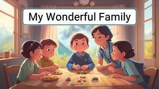 Improve Your English (My Wonderful Family) | English Listening Skills - Speaking Skills Everyday