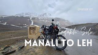 Solo Ladakh Bike ride - Manali to Leh [ep-07] | Nature Moto