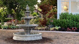 Installing a GORGEOUS 6’ Tall Fountain! ️ // Garden Answer