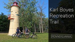 Biking Pennsylvania:  Karl Boyes Recreational Trail on Presque Isle