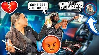 FLIRTING WITH DRIVE THRU EMPLOYEES IN FRONT OF MY GIRLFRIEND!! *BAD IDEA*