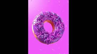 3D Render of Blender Donut