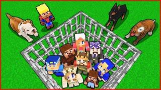 EFEKAN AND THE DOG GANG IMPRISONED EVERYONE IN THE CITY!  - Minecraft