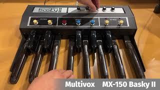 Multivox MX-150 Basky II sound sample demo u58910