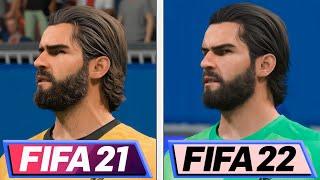 FIFA 21 VS FIFA 22 | Nextgen Graphics Comparison