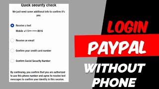 How To Login Paypal without Phone Number Verification!!