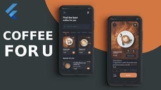 Flutter Coffee App  Design Speed Code