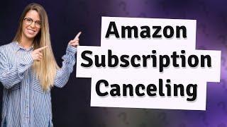 How do I cancel my Amazon seller account subscription?