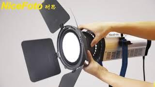 NiceFoto Fresnel mount FD 110 for COB LED video light