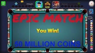 8 Ball Pool - EPIC MATCH...!!! Berlin Platz, 50M coins!