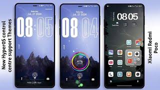 3 New HyperOS Themes for Xiaomi,Redmi,Poco | HyperOS Amazing control centre Themes |  Should Try lt