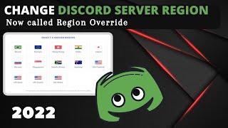 How to Change Discord Server Region Override in 2022 - *UPDATED*