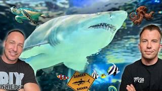 GIANT Sharks & CRAZY Creatures! Inside the Most EXTREME Public Aquarium!