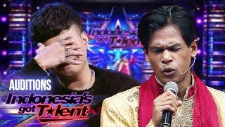 Reza Arap Sampai Tutup Mata!! Saat Melihat Rahul Khan | Auditions | Indonesia`s Got Talent 2022