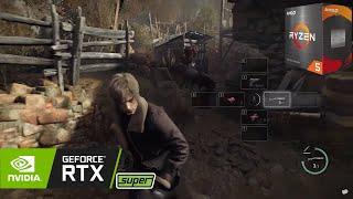 Ryzen 5 5600 + RTX 2060 Super Undervolted | Re4 remake benchmark