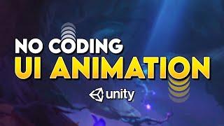 UI Transition Animation in Unity with NO CODING! (Auto UI Animation)