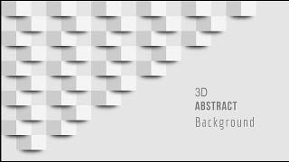 1.Adobe Illustrator Tutorial - 3D Background Abstract design