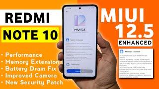 Redmi Note 10 Miui 12.5 ENHANCED Update Features | 10+ Hidden Features | Note10 Miui 12.5.3.0 Update