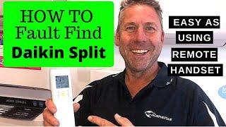 How to Find Fault on Daikin Wall Split System Air Conditioner (Green flashing light) 