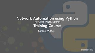 NETWORK AUTOMATION USING PYTHON | SAMPLE VIDEO