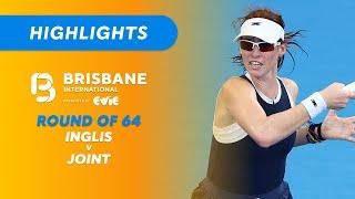 Maddison Inglis v Maya Joint - Brisbane International Highlights | Wide World of Sports