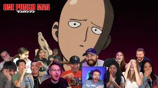 SAITAMA MEETS GAROU  || ONE PUNCH MAN FUNNY REACTION COMPILATION