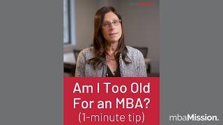 Am I Too Old For An MBA? | #shorts