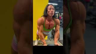 Latina Admires Her HUGE Muscles - Martina Lopez