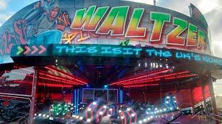 All 7 waltzers onride at Nottingham Goose Fair 2024.