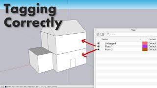Tagged Vs Untagged in SketchUp