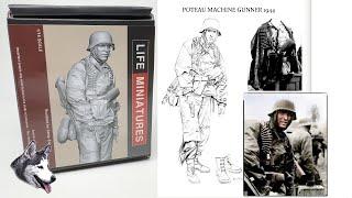 Life Miniatures 1/16 Ambush at Poteau MG42 Gunner