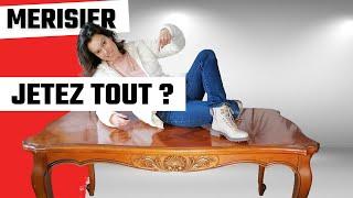 RELOOKER un meuble en MERISIER - OUI c'est POSSIBLE - complet