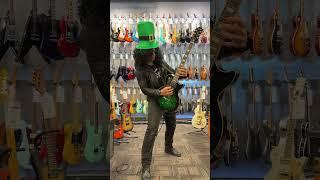 Chasing snakes w/an Anaconda Burst @OfficialEpiphone @SlashOfficial Les Paul. Happy St. Paddy's Day!