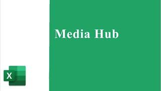 Tutorial on ||Media Hub Excel Project|| on Mac in excel