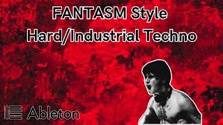 FANTASM Style - Hard/Industrial Techno Tutorial [​+​Free Project File]