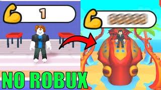NOOB to PRO with *NO ROBUX* (f2p) in Roblox Arm Wrestling Simulator