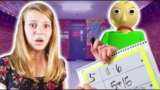 Baldi's Basics in Learning and Education in Real Life! | Back To School Edition in a Real School!